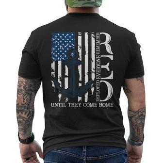 Red Friday Military Memorial Day Veterans Family 4Th Of July Men's T-shirt Back Print - Monsterry DE