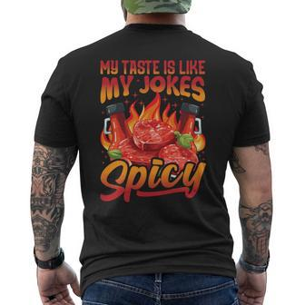 Red Hot Lover Pizza Chilisauce Scharfes Essen Bekleidung T-Shirt mit Rückendruck - Seseable