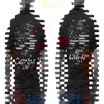 Red White And Blue Cousin Crew 2024 4Th Of July Men's T-shirt Back Print - Thegiftio