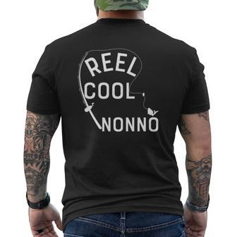 Reel Cool Nonno Fishing Grandfather Mens Back Print T-shirt | Mazezy DE