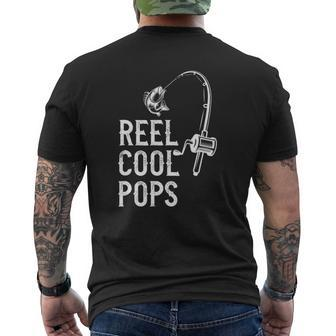 Reel Cool Pops Father's Day Mens Back Print T-shirt | Mazezy