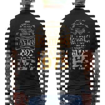Regalos De Cumpleaños Para Hombre The Legends Mayo 1975 Camiseta Hombre Estampado Espalda - Regaloses
