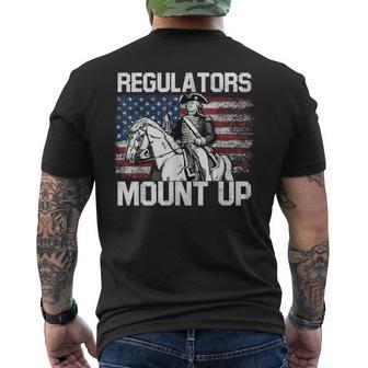 Regulators Mount Up 4Th Of July Independent Day Men's T-shirt Back Print - Monsterry AU