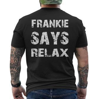 Relax Frankie Men's T-shirt Back Print - Thegiftio UK