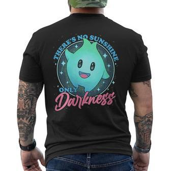 There's No Sunshine Only Darkness Mens Back Print T-shirt - Thegiftio UK