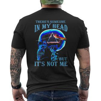 There's Someone In My Head But It's Not Me Skull Men's T-shirt Back Print | Mazezy