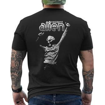 Resident Alien Men's T-shirt Back Print - Seseable
