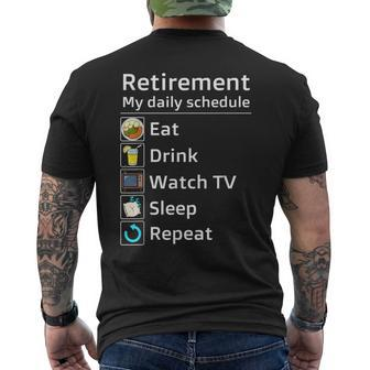 Retired Retirement Saying Graphic Women Men's T-shirt Back Print - Monsterry