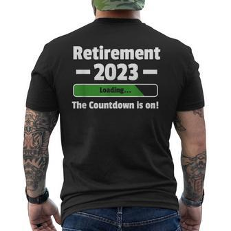 Retirement 2023 Loading Countdown Is On Be Retired Incoming Men's T-shirt Back Print - Monsterry AU