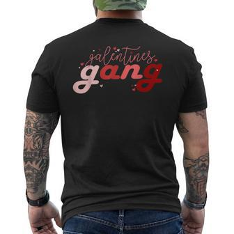 Retro 2022 Valentine's Day Galentines Gang Men's T-shirt Back Print - Thegiftio