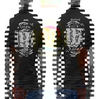 Retro 40 Años Nacido En 1984 Edición Limitada 40 Cumpleaños Camiseta Hombre Estampado Espalda - Regaloses