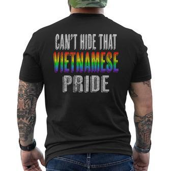 Retro 70'S 80'S Style Can't Hide That Vietnamese Pride Men's T-shirt Back Print - Monsterry AU