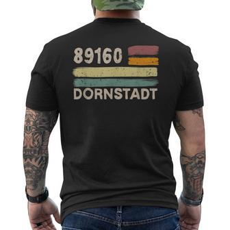 Retro 89160 Dornstadt Vintage Gemeinde Plz T-Shirt mit Rückendruck - Seseable