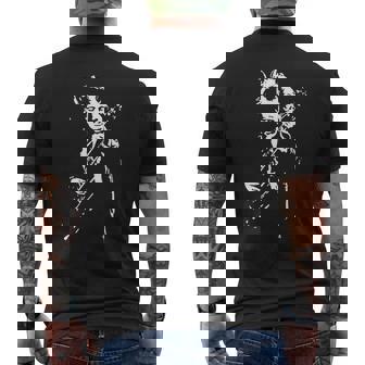 Retro Graphic Angus Young Art Mens Back Print T-shirt - Thegiftio