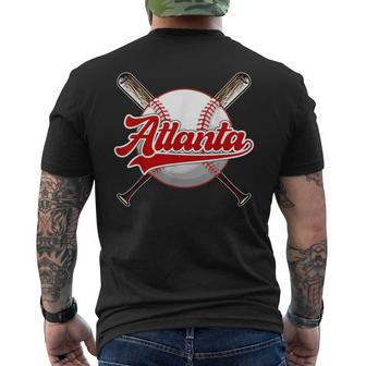 Retro Atlanta Pride Atlanta Strong Im Proud Of Atlanta Men's T-shirt Back Print - Monsterry DE
