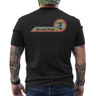 Retro Balance Beam Vintage Player Film Strip Men's T-shirt Back Print - Monsterry CA