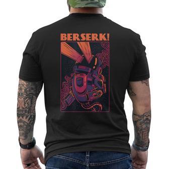 Retro Berserk Grafik Kurzärmliges Herren-T-Kurzärmliges Herren-T-Shirt in Schwarz, Vintage Anime Design Tee - Seseable