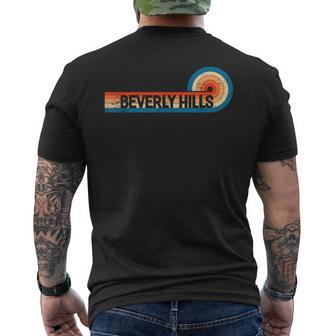 Retro Beverly Hills Vintage City Beverly Hills Men's T-shirt Back Print - Monsterry