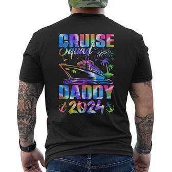 Retro Cruise Squad 2024 Daddy Tie Dye Summer Fathers Day Men's T-shirt Back Print - Thegiftio UK