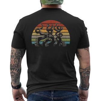 Retro Cthulhu T-Shirt mit Rückendruck - Seseable