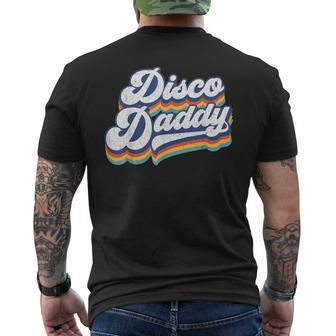 Retro Disco Daddy 60S 70S Party Costume Dad Fathers Day Men's T-shirt Back Print - Seseable