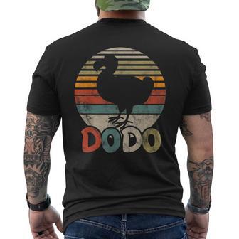 Retro Dodo Bird T-Shirt mit Rückendruck - Seseable