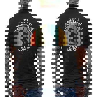 Rétro Eat Sleep Wal Dogs Dog Lovers T-shirt imprimé au dos - Cadeauxyz
