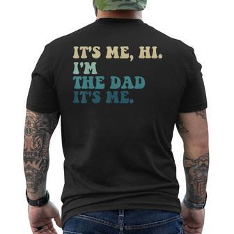 Retro Fathers Saying Im The Father Dad Fathers Day Men's T-shirt Back Print - Seseable