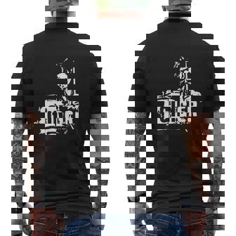 Retro Graphic Ginger Baker Art Mens Back Print T-shirt - Thegiftio