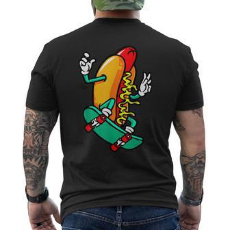 Retro Hotdogs Hot Dog Vintage Food Lover Men's T-shirt Back Print - Monsterry AU