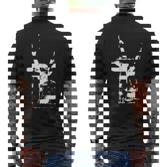 Retro Graphic Keith Moon Art Mens Back Print T-shirt - Thegiftio