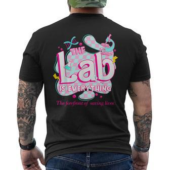 Retro Lab Week 2024 Medical Lab Tech Team Patient Care Tech Men's T-shirt Back Print - Monsterry
