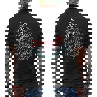Retro Mama's Boobery Brewing Co Breastfeeding Skeleton Men's T-shirt Back Print | Seseable CA