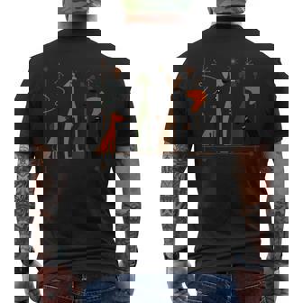 Retro Mid-Century Modern Dogs 50S 60S Style Men's T-shirt Back Print | Seseable UK