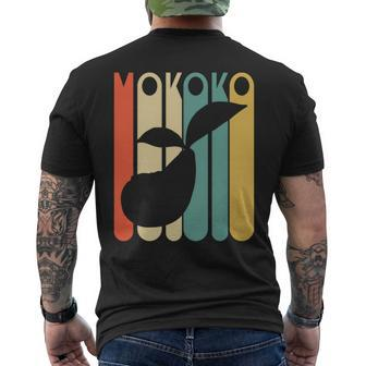 Retro Mokoko Seeds Vintage Gaming Men's T-shirt Back Print - Monsterry