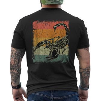 Retro Scorpio Vintage Scorpion Men's T-shirt Back Print - Monsterry DE