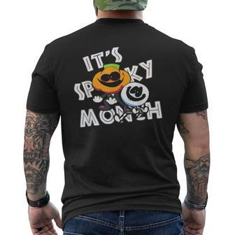 Retro Skid And Pump It's Spooky Month Men's T-shirt Back Print - Thegiftio UK