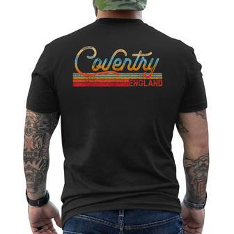 Retro Vintage Coventry Vintage 80S Style Coventry England Men's T-shirt Back Print - Monsterry AU