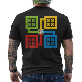 Retro Vintage Ludo Game Classic Game Costume Men's T-shirt Back Print - Monsterry CA