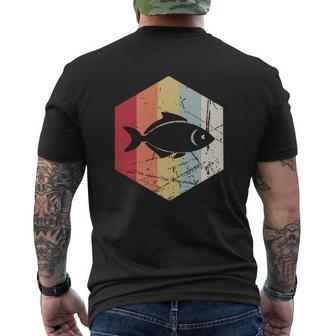 Retro Vintage Pet Fish Aquarium T-Shirt Mens Back Print T-shirt - Seseable