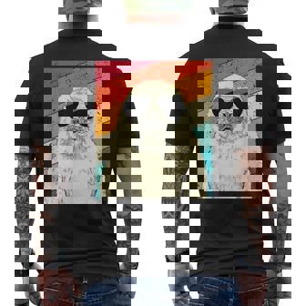 Retro Vintage Seal With Sunglasses Animal Lovers Men's T-shirt Back Print - Thegiftio