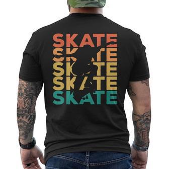 Retro Vintage Skating For Skaters Men's T-shirt Back Print - Monsterry AU