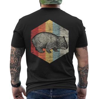 Retro Wombat T-Shirt mit Rückendruck - Geschenkecke