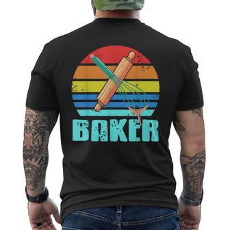 Retrointage Baker Awesome Baker s Geschenk T-Shirt mit Rückendruck - Seseable
