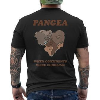 Reunite Pangea Geology For Geologist Men's T-shirt Back Print - Monsterry