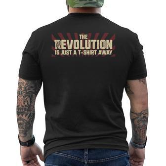The Revolution Is Just A Away Men's T-shirt Back Print - Thegiftio UK