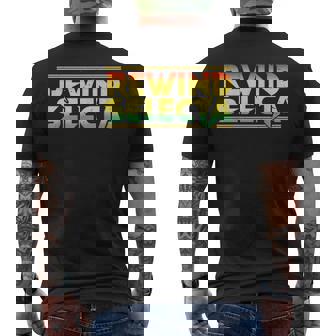 Rewind Selecta Jamaica Reggae Bass Music Rasta Rastafarian Men's T-shirt Back Print - Thegiftio