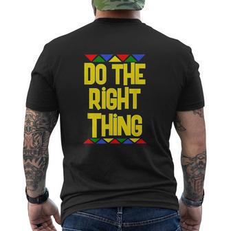 Do The Right Thing Mens Back Print T-shirt - Thegiftio UK