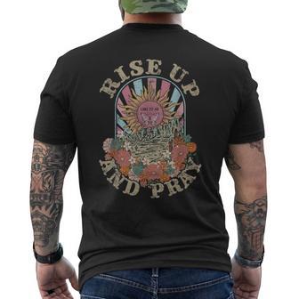 Rise Up And Pray Luke 22 Men's T-shirt Back Print - Monsterry