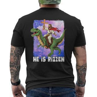 He Is Rizzen Men's T-shirt Back Print - Seseable